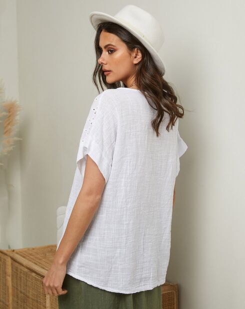 Top Elymis blanc