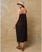 Robe 100% Lin Louisa noire