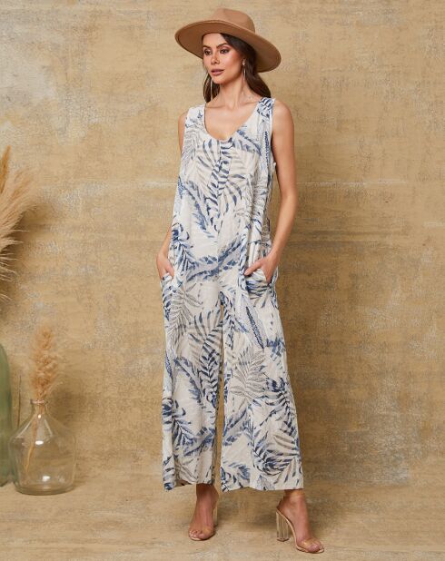 Combinaison 100% Lin Magda beige
