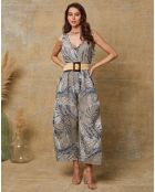 Combinaison 100% Lin Magda taupe