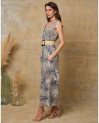 Combinaison 100% Lin Magda taupe