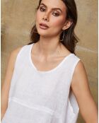 Top 100% Lin Ottilie blanc