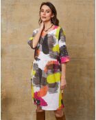 Robe 100% Lin Quincy multicolore