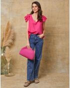 Top 100% Lin Quiriem fuchsia