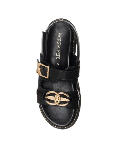 Sandalias negras Dania
