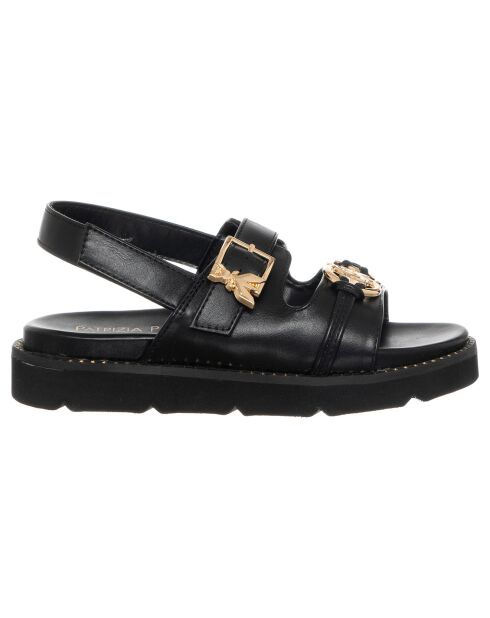 Sandalias negras Dania