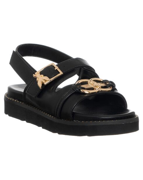 Sandalias negras Dania