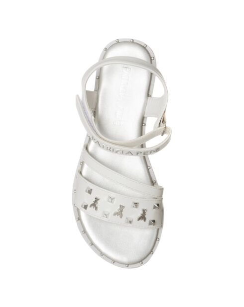 Weiße Sandalen Marie