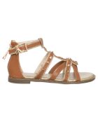 Sandales Iris marron/doré