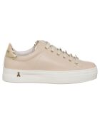 Sneakers en Cuir Tess beiges