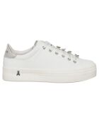 Sneakers en Cuir Tess blanc/argenté