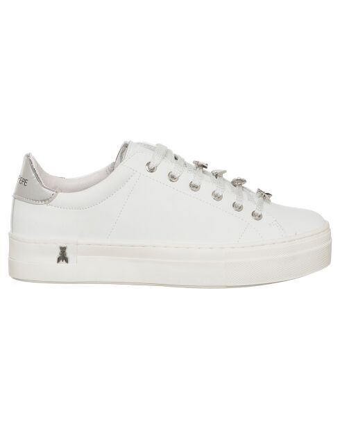 Sneakers en Cuir Tess blanc/argenté