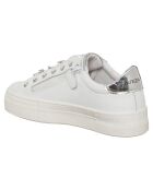 Sneakers en Cuir Tess blanc/argenté