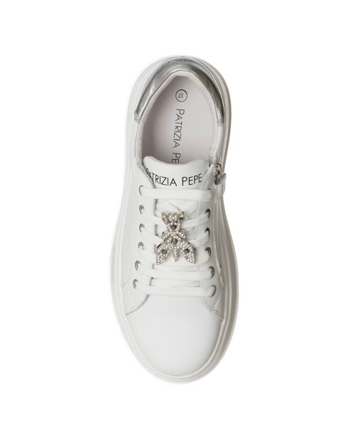 Sneakers en Cuir Angèle blanches