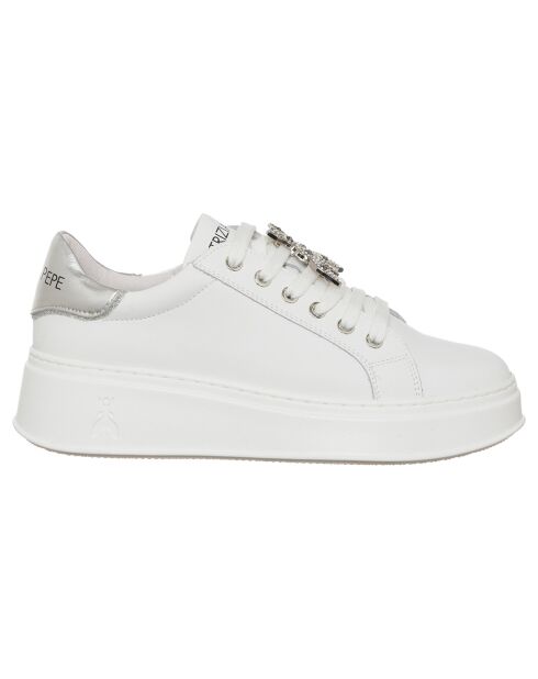 Sneakers en Cuir Angèle blanches