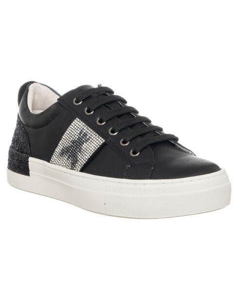 Sneakers en Cuir Augustine noires