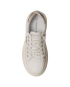 Sneakers en Cuir Felicia blanc/doré
