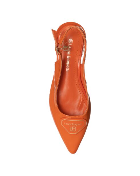 Slingbacks Léa oranges