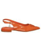 Slingbacks Léa oranges