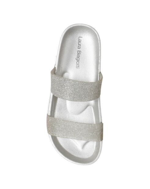 Mules Rachel argentées