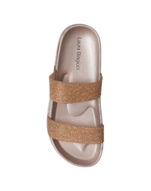 Mules Rachel beige/rose