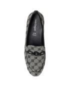 Mocassins Marielle noir/gris