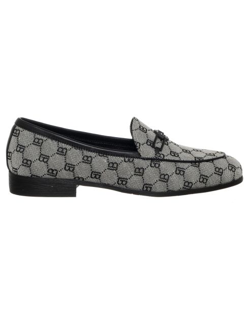 Mocassins Marielle noir/gris
