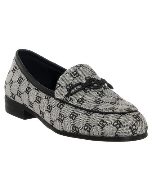 Mocassins Marielle noir/gris