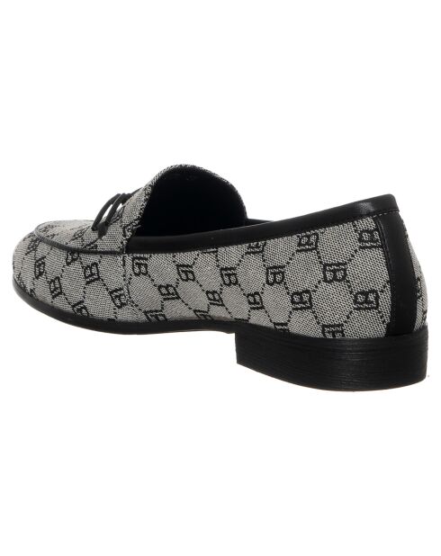 Mocassins Marielle noir/gris