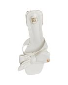 Sandales Anastasia blanches - Talon 6 cm