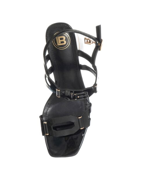Sandales Bérénice noires - Talon 8 cm