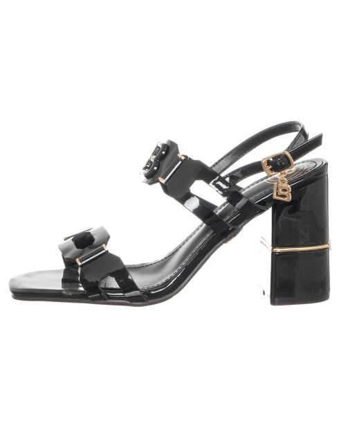 Sandales Bérénice noires - Talon 8 cm