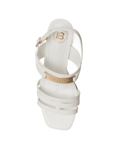 Sandales Eglantine blanches - Talon 8 cm