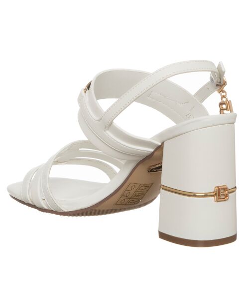 Sandales Eglantine blanches - Talon 8 cm
