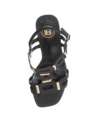 Sandales Alizée noires - Talon 8 cm