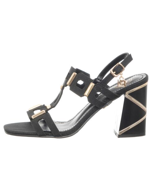 Sandales Alizée noires - Talon 8 cm