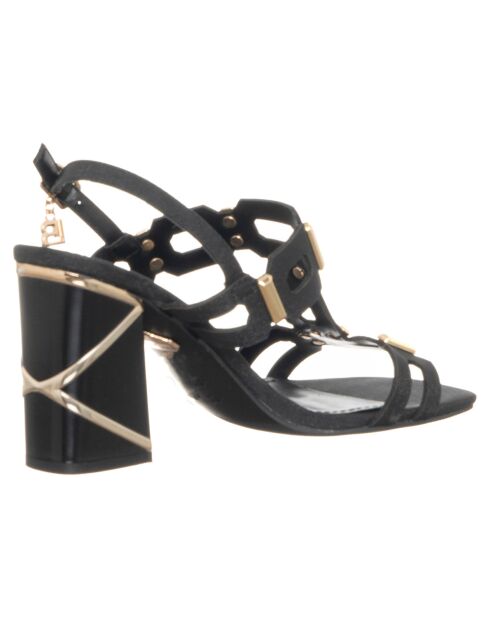 Sandales Alizée noires - Talon 8 cm