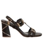 Sandales Alizée marron - Talon 8 cm