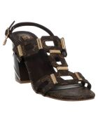 Sandales Alizée marron - Talon 8 cm