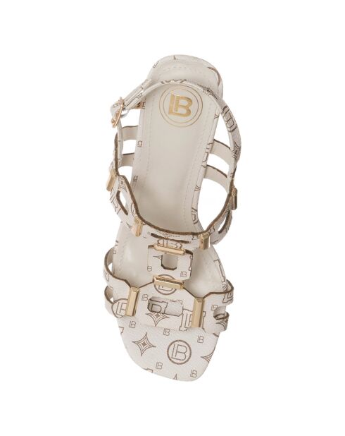 Sandales Alizée ivoire - Talon 8 cm