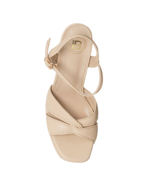 Sandales Alba beiges - Talon 11 cm