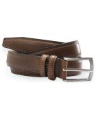 Ceinture en Cuir pleine fleur marron