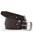 Ceinture en Cuir pleine fleur marron