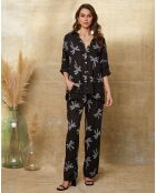 Chemise 100% Lin Robb noire