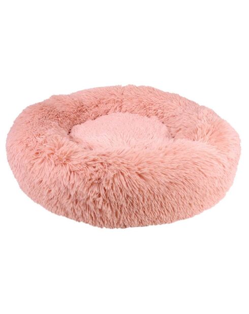 Coussin lit apaisant chat rose - 60x60x6 cm