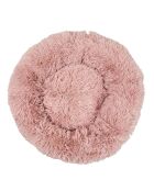 Coussin lit apaisant chat rose - 60x60x6 cm