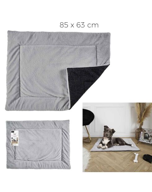 Tapis pour animaux gris - 85x63x4 cm
