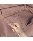 Rasoir anti bouloches marron