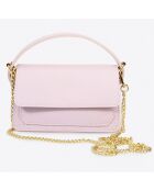 Borsa a mano Grace in pelle rosa chiaro - 20x7x12 cm