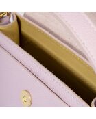 Borsa a mano Grace in pelle rosa chiaro - 20x7x12 cm